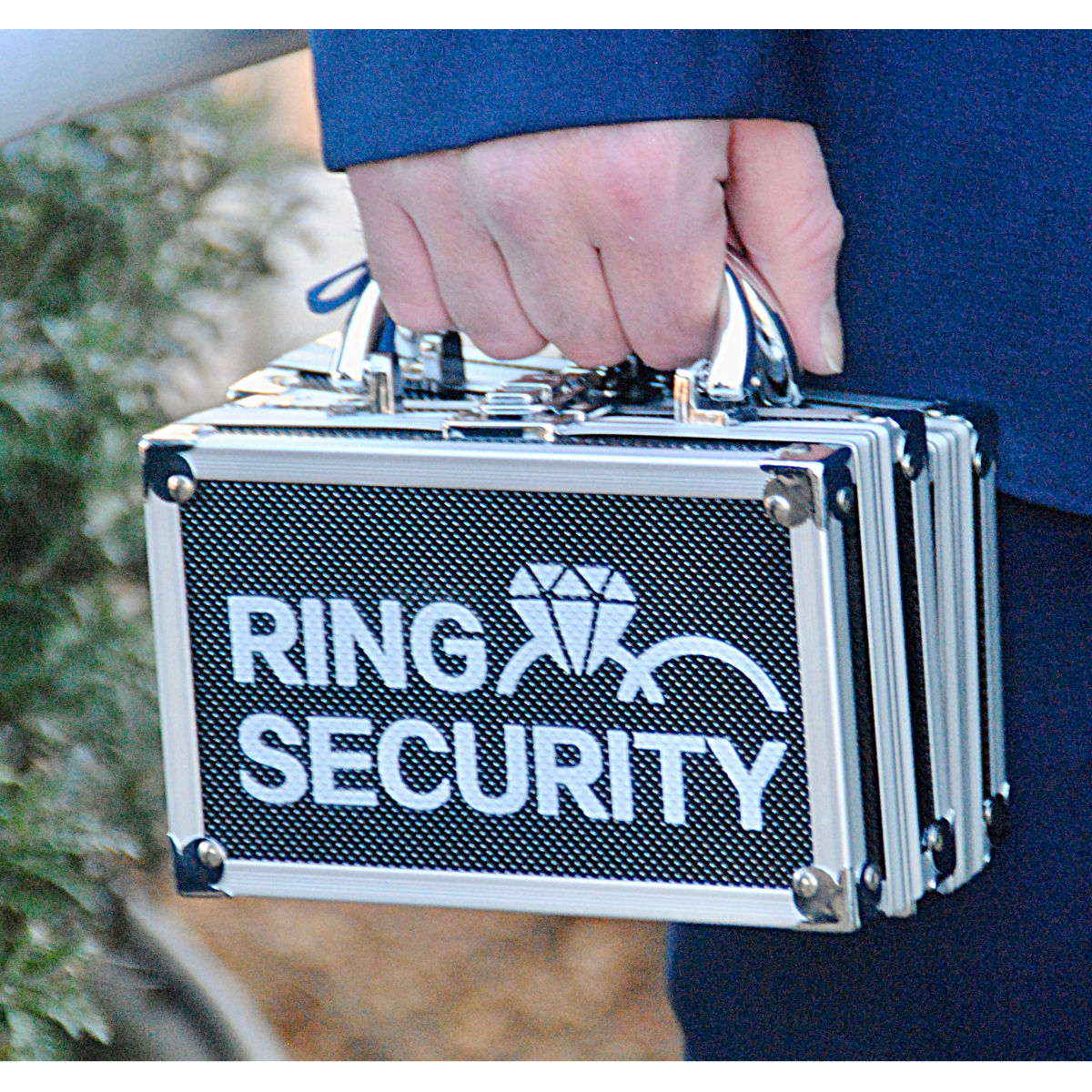 Ring Rescue Box ring bearer ring security box - Strike a Pose